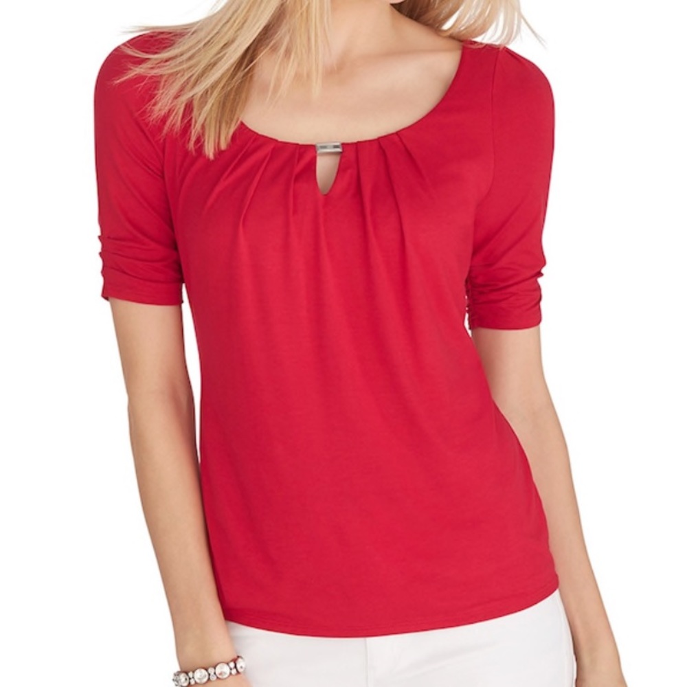 NWT White House Black Market Elbow Sleeve Tee
